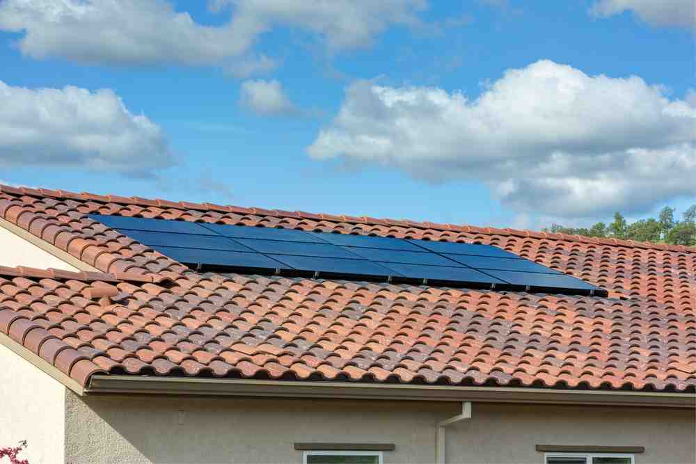 What is the average return on solar panels?